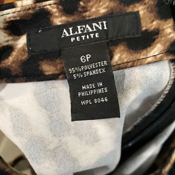 Alfani Sleeveless Leopard Sheath Dress - Picture 8 of 8
